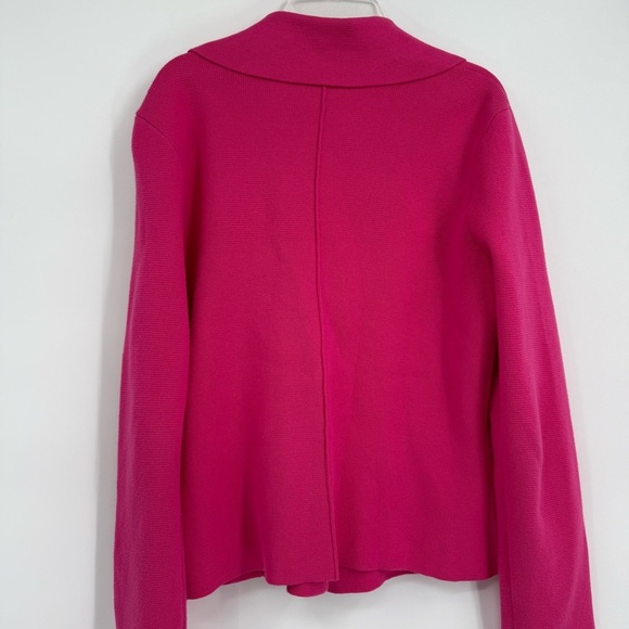 Rachel Zoe Cotton Sweater Coat Blazer Jacket Size Small Pink One-button Women - Picture 7 of 8